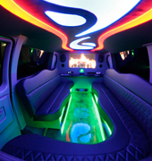 Luxurious party bus rental