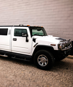 White limo exterior