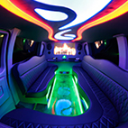 Party bus interior