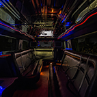 Hummer limo interior