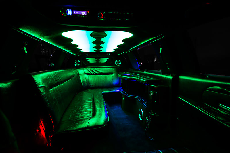 Escalade Stretch Limousine interior