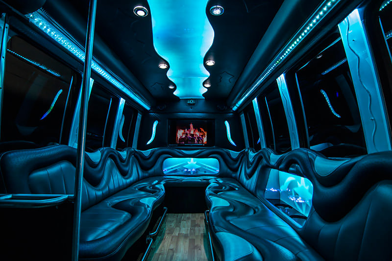 inside a party bus