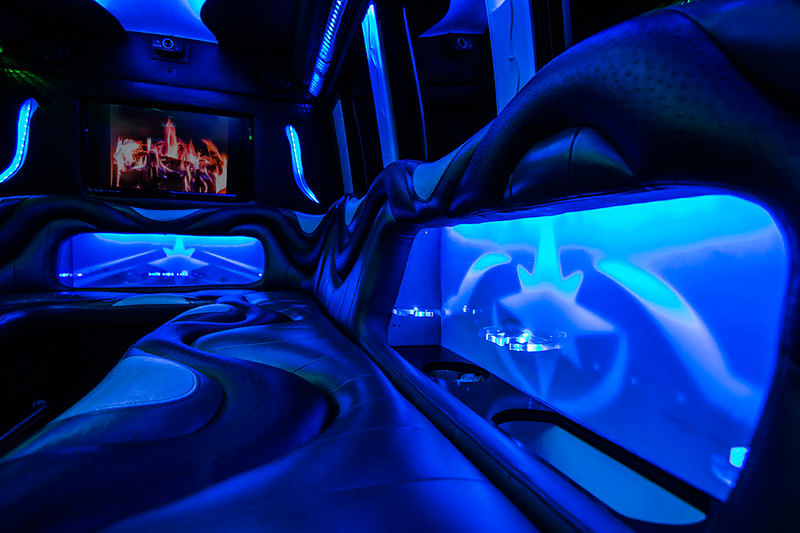 Luxurious party bus