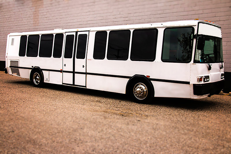 Large party bus exterior